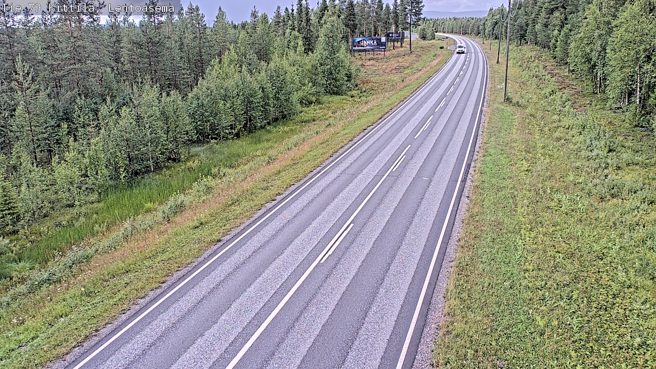 Kelikamerat Kuva Tie 79 Kittilä, Lentoasema, Kittilä, Lappi