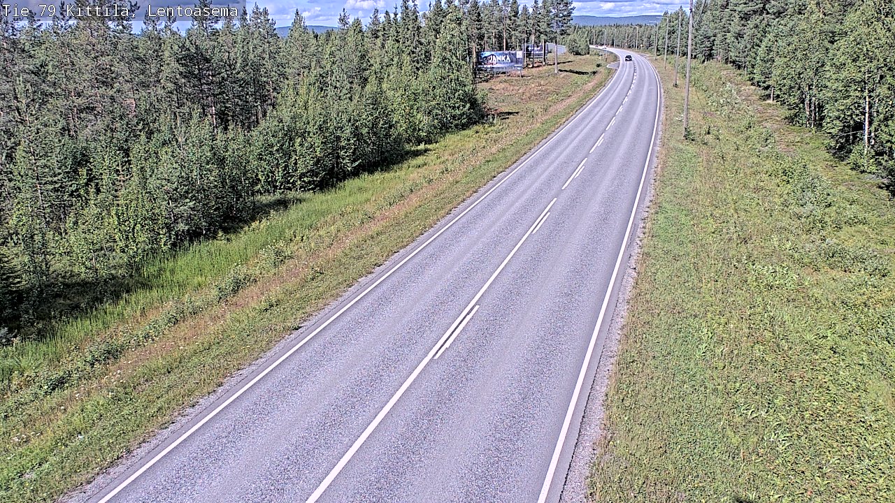 Weather Camera Image Road 79 Kittilä, Lentoasema, Kittilä, Lappi