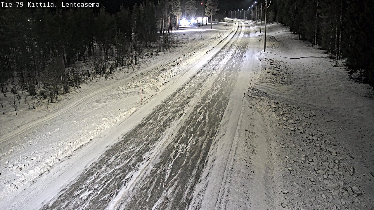 Kelikamerat Kuva Tie 79 Kittilä, Lentoasema, Kittilä, Lappi