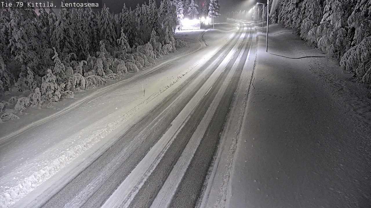 Kelikamerat Kuva Tie 79 Kittilä, Lentoasema, Kittilä, Lappi