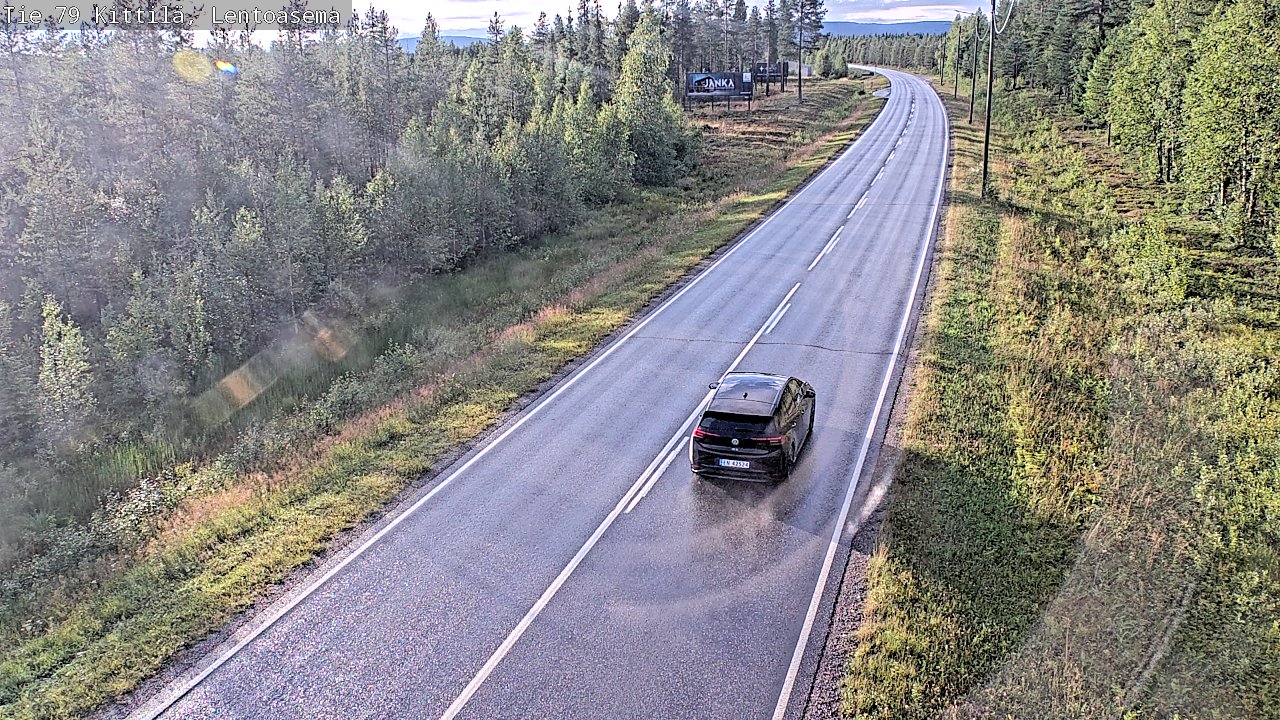 Kelikamerat Kuva Tie 79 Kittilä, Lentoasema, Kittilä, Lappi