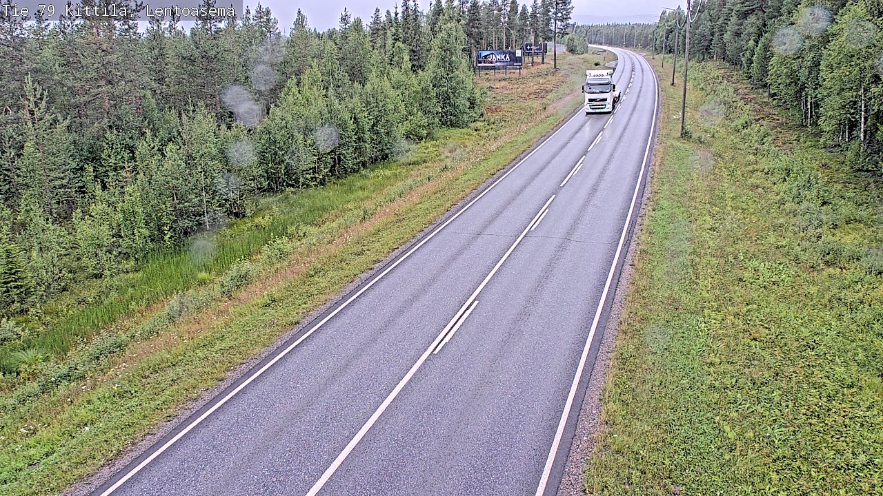 Kelikamerat Kuva Tie 79 Kittilä, Lentoasema, Kittilä, Lappi