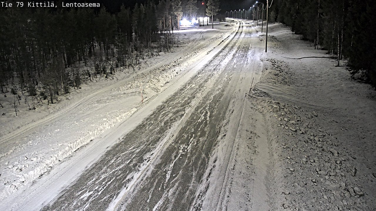 Kelikamerat Kuva Tie 79 Kittilä, Lentoasema, Kittilä, Lappi