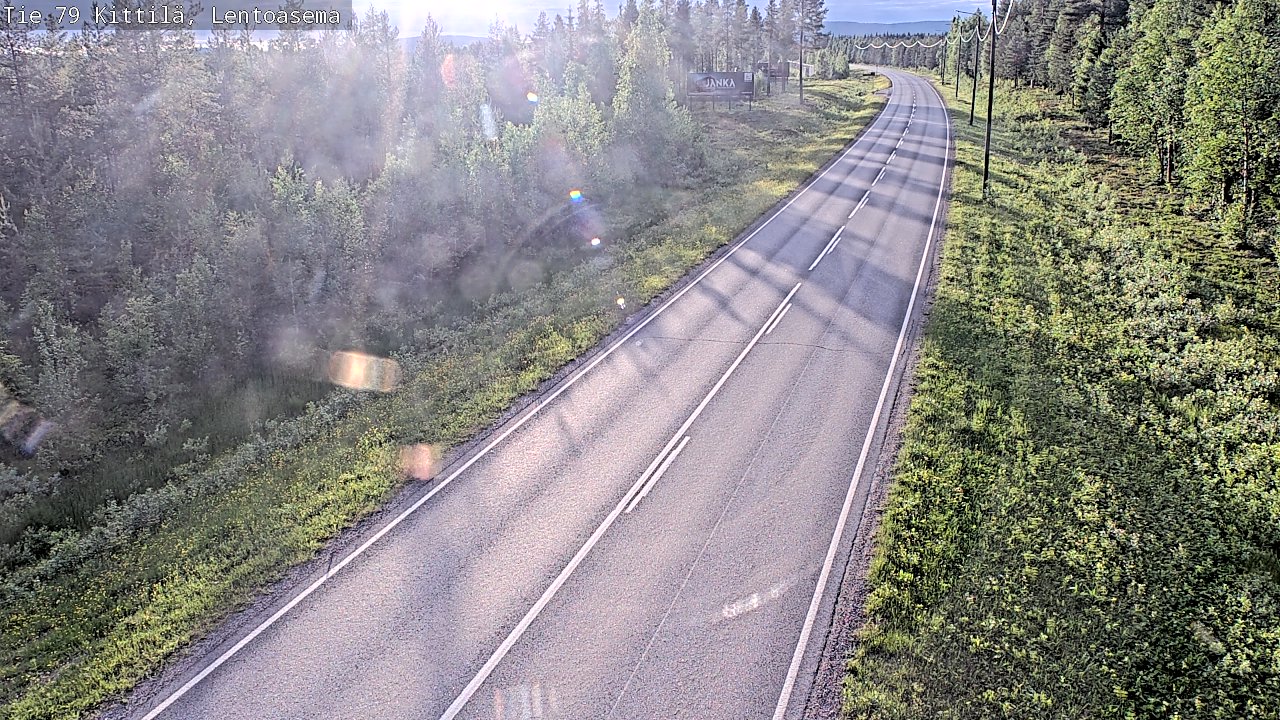 Kelikamerat Kuva Tie 79 Kittilä, Lentoasema, Kittilä, Lappi