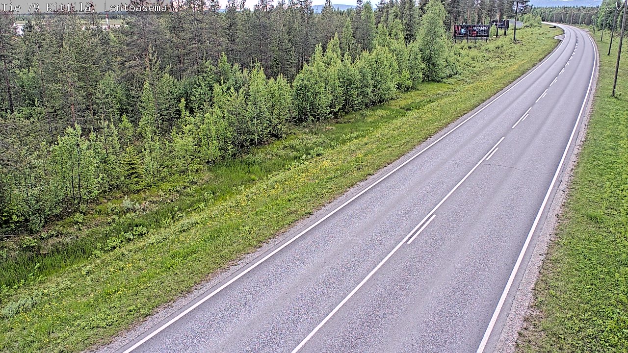 Kelikamerat Kuva Tie 79 Kittilä, Lentoasema, Kittilä, Lappi