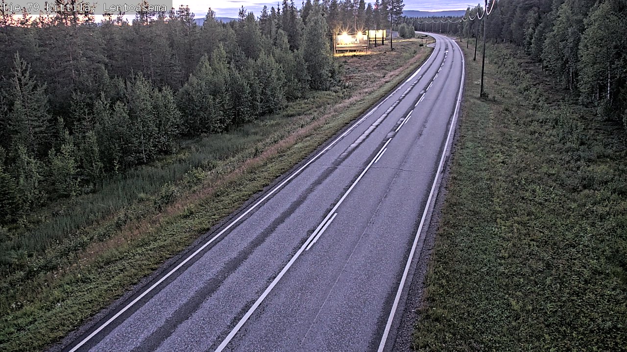 Kelikamerat Kuva Tie 79 Kittilä, Lentoasema, Kittilä, Lappi
