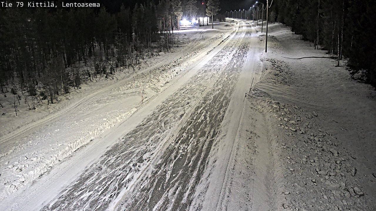Kelikamerat Kuva Tie 79 Kittilä, Lentoasema, Kittilä, Lappi