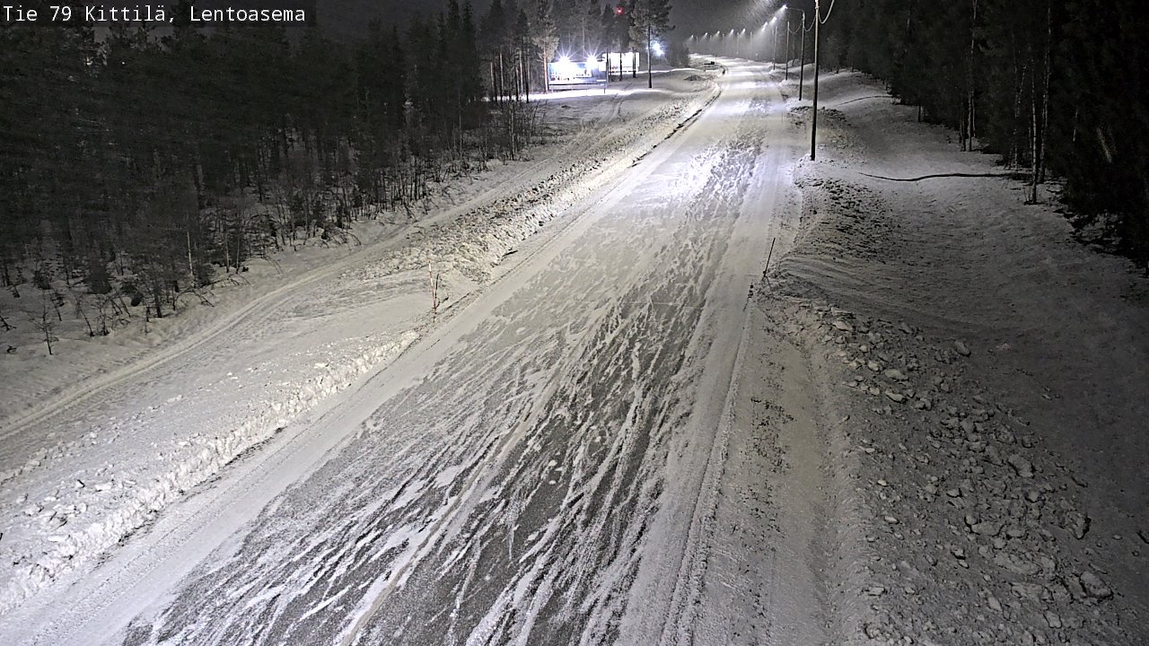 Kelikamerat Kuva Tie 79 Kittilä, Lentoasema, Kittilä, Lappi