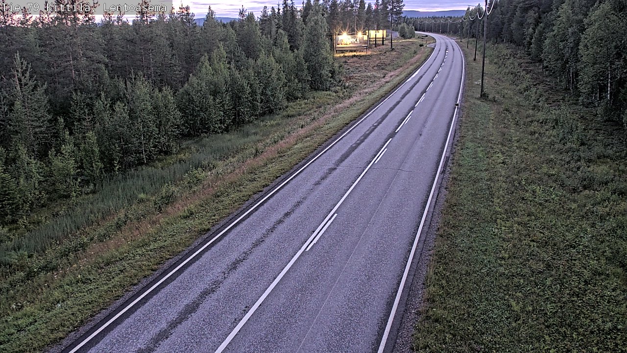 Kelikamerat Kuva Tie 79 Kittilä, Lentoasema, Kittilä, Lappi