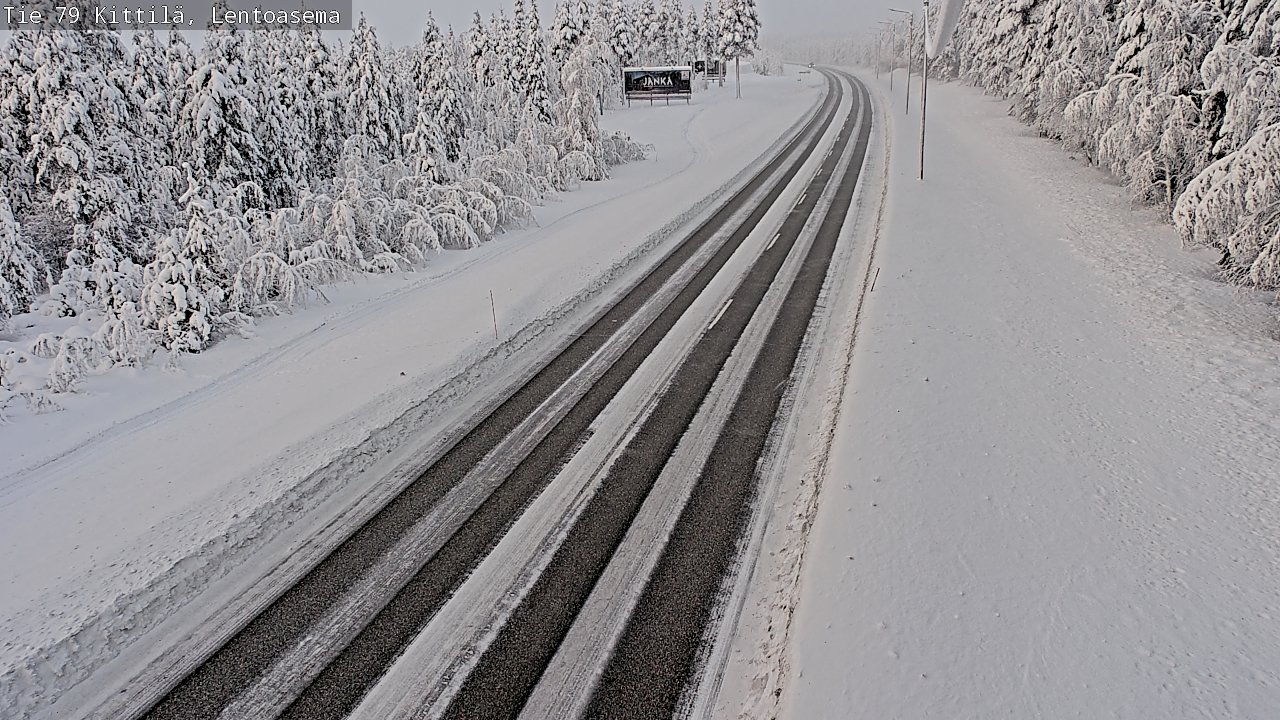 Kelikamerat Kuva Tie 79 Kittilä, Lentoasema, Kittilä, Lappi