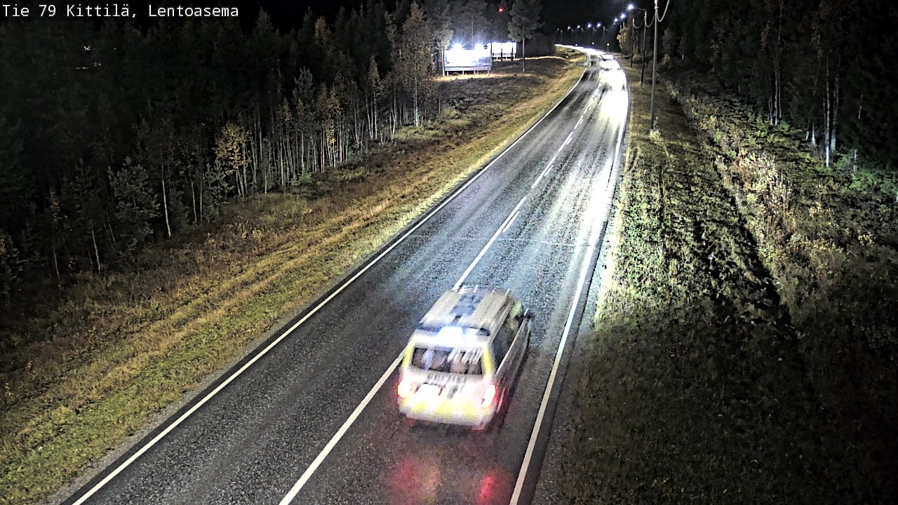 Kelikamerat Kuva Tie 79 Kittilä, Lentoasema, Kittilä, Lappi