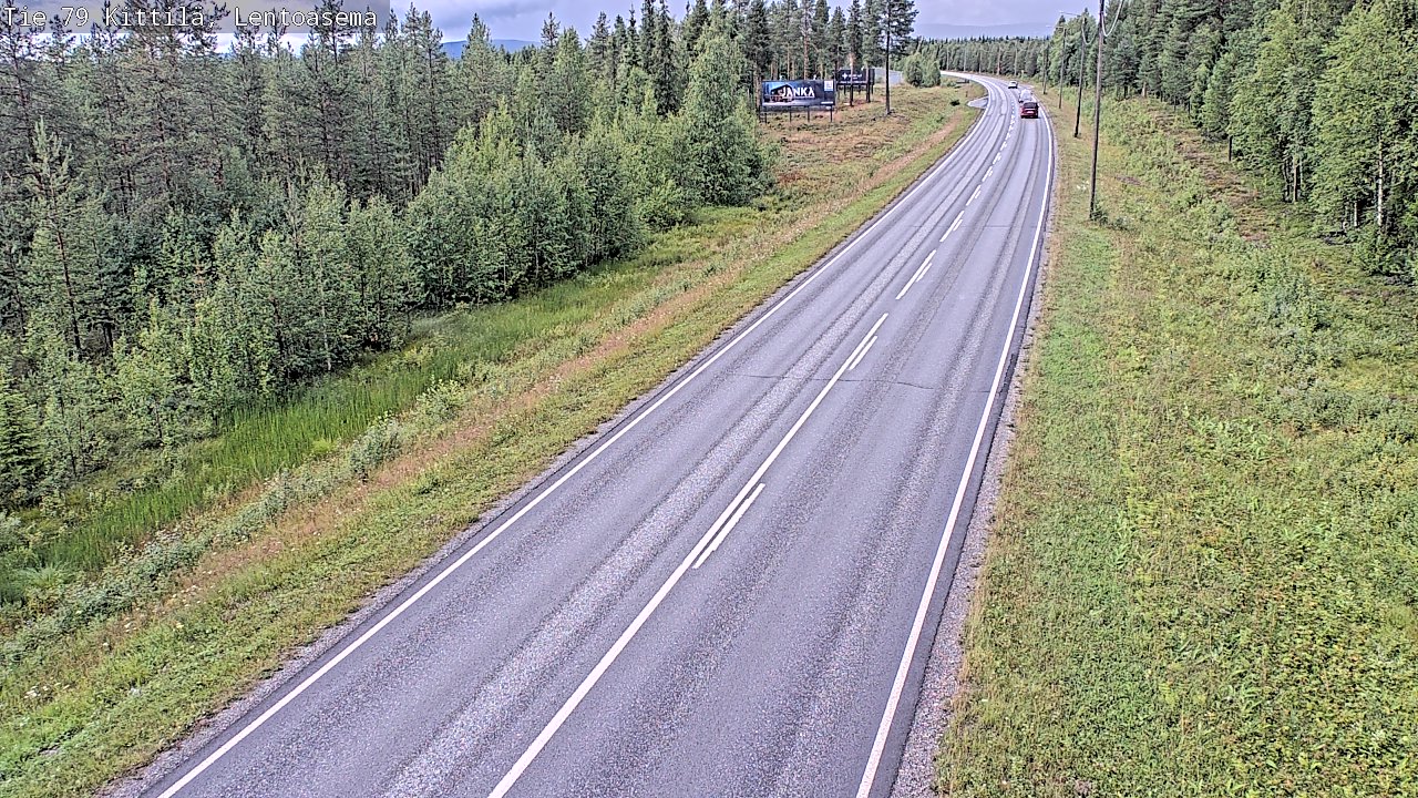 Kelikamerat Kuva Tie 79 Kittilä, Lentoasema, Kittilä, Lappi