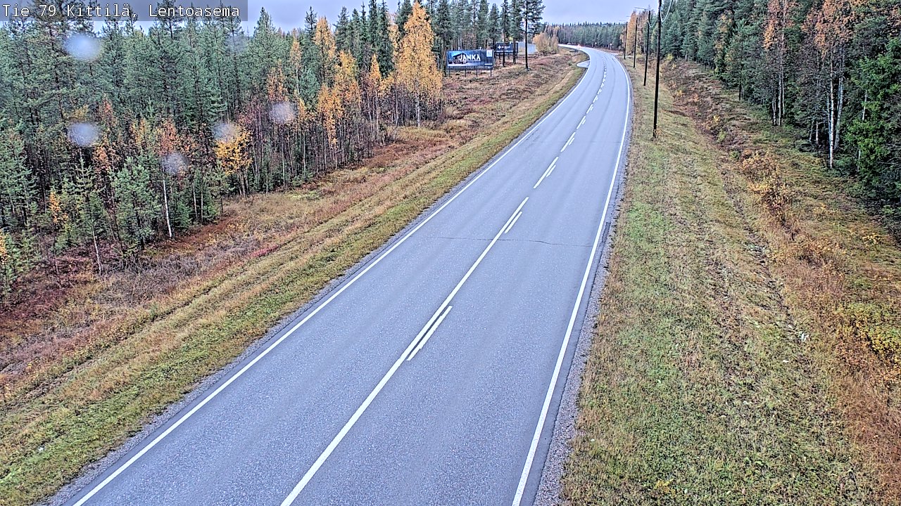 Kelikamerat Kuva Tie 79 Kittilä, Lentoasema, Kittilä, Lappi