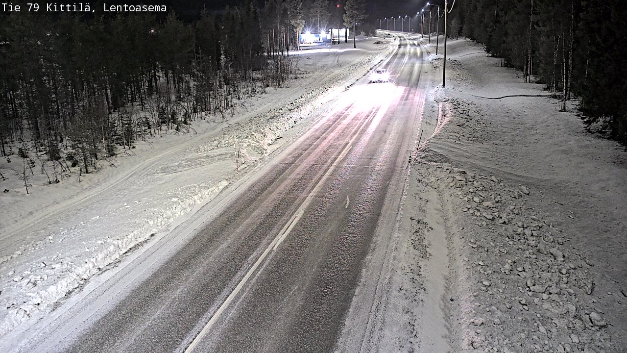 Kelikamerat Kuva Tie 79 Kittilä, Lentoasema, Kittilä, Lappi