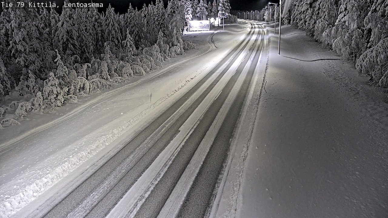 Kelikamerat Kuva Tie 79 Kittilä, Lentoasema, Kittilä, Lappi