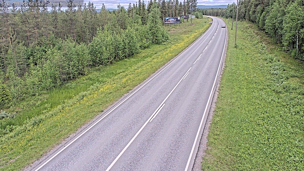 Kelikamerat Kuva Tie 79 Kittilä, Lentoasema, Kittilä, Lappi