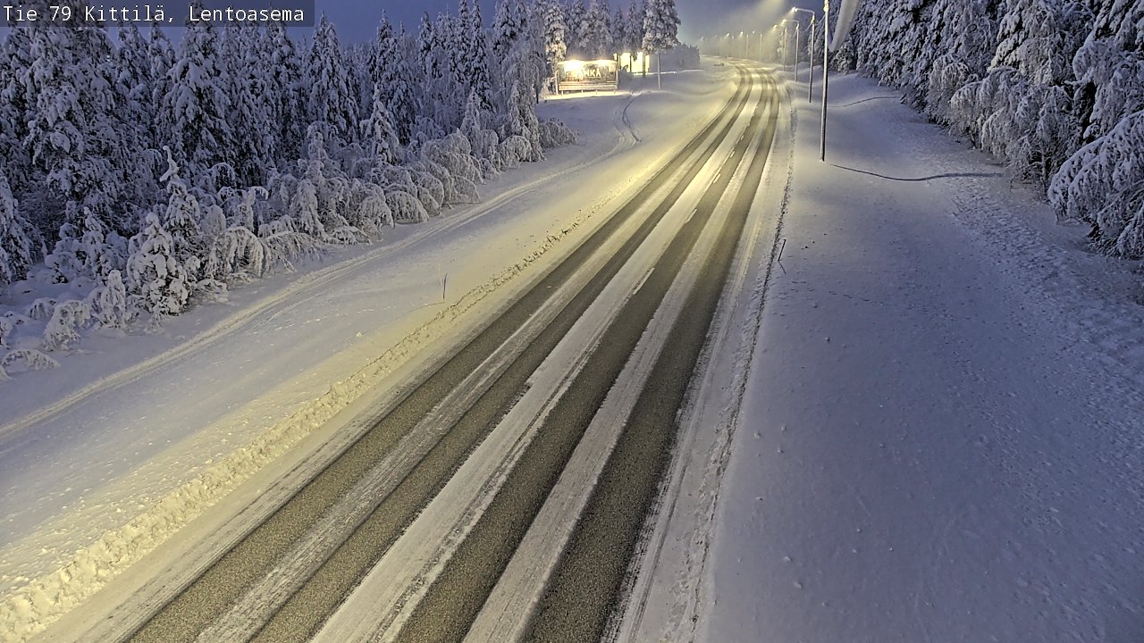 Kelikamerat Kuva Tie 79 Kittilä, Lentoasema, Kittilä, Lappi