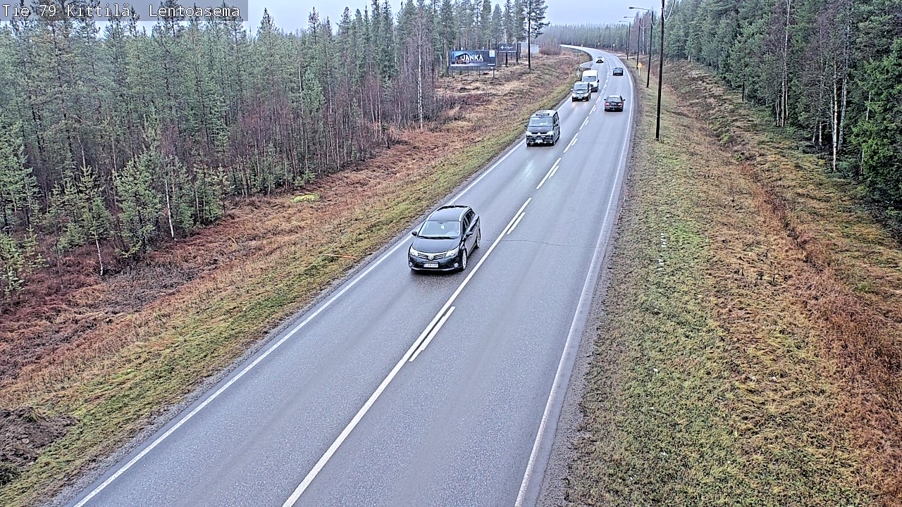 Kelikamerat Kuva Tie 79 Kittilä, Lentoasema, Kittilä, Lappi