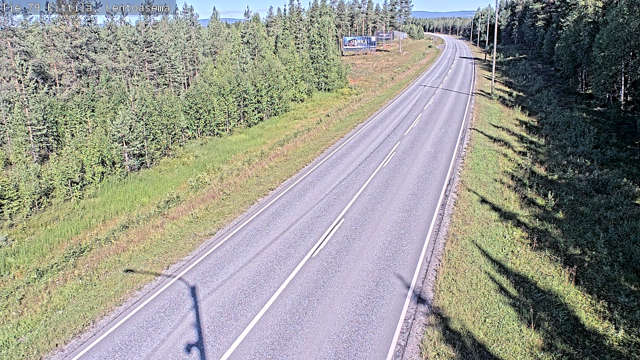 Weather Camera Image Road 79 Kittilä, Lentoasema, Kittilä, Lappi