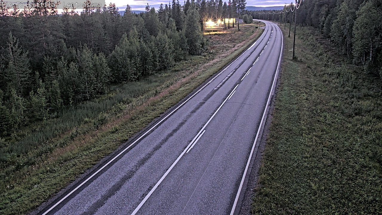 Kelikamerat Kuva Tie 79 Kittilä, Lentoasema, Kittilä, Lappi