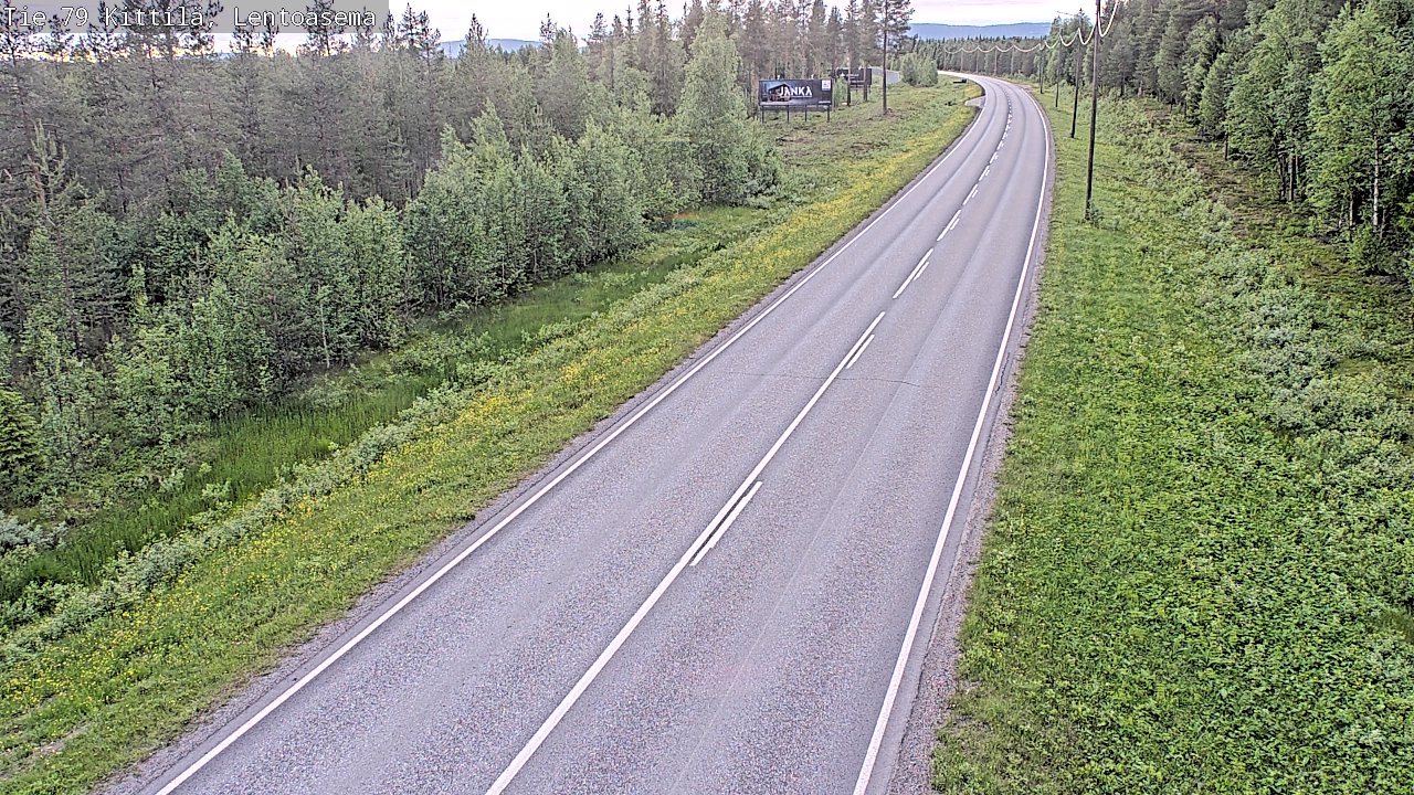 Kelikamerat Kuva Tie 79 Kittilä, Lentoasema, Kittilä, Lappi