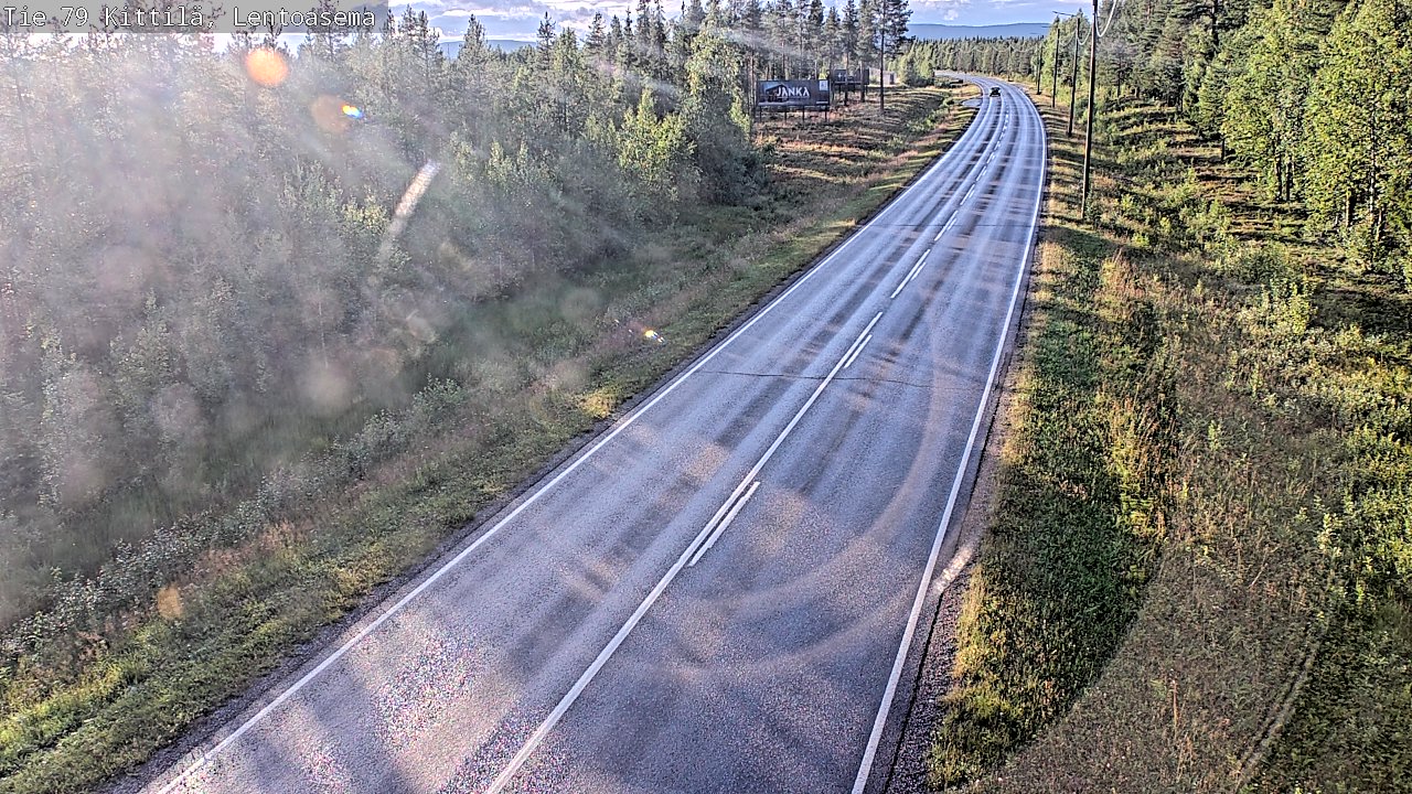 Kelikamerat Kuva Tie 79 Kittilä, Lentoasema, Kittilä, Lappi