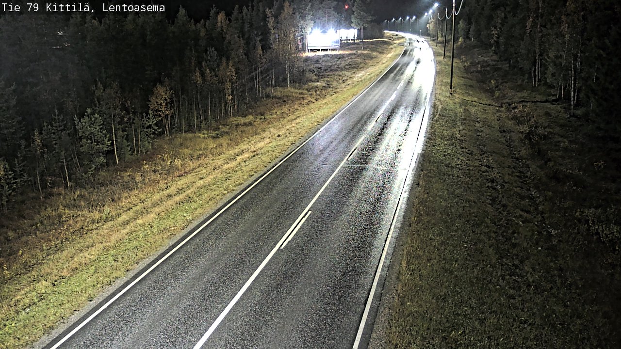 Kelikamerat Kuva Tie 79 Kittilä, Lentoasema, Kittilä, Lappi
