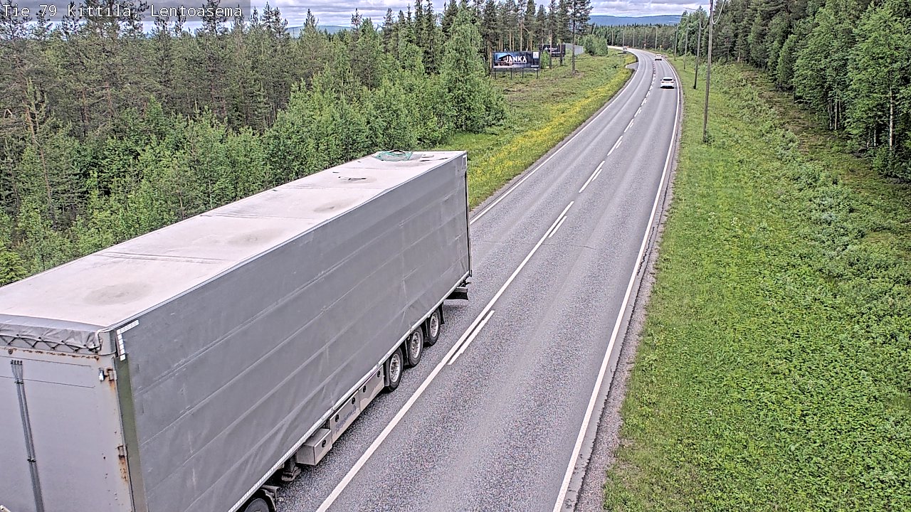 Kelikamerat Kuva Tie 79 Kittilä, Lentoasema, Kittilä, Lappi