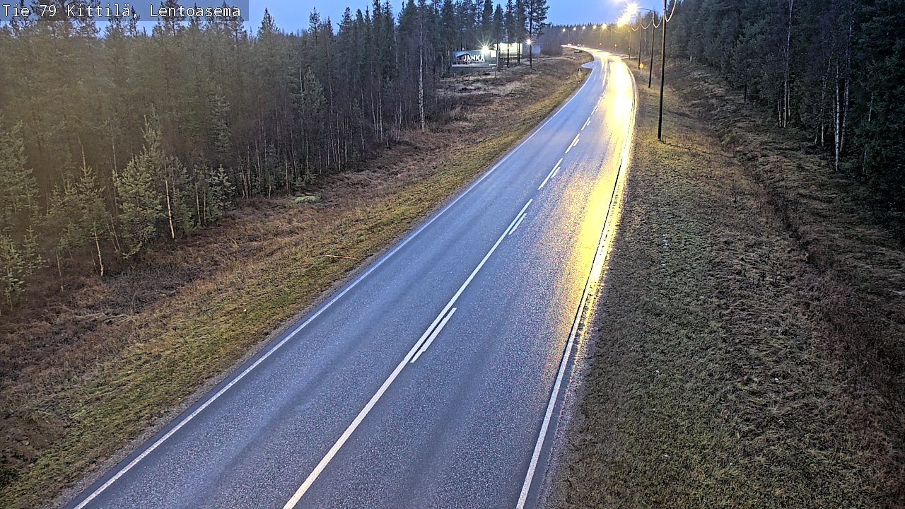 Kelikamerat Kuva Tie 79 Kittilä, Lentoasema, Kittilä, Lappi