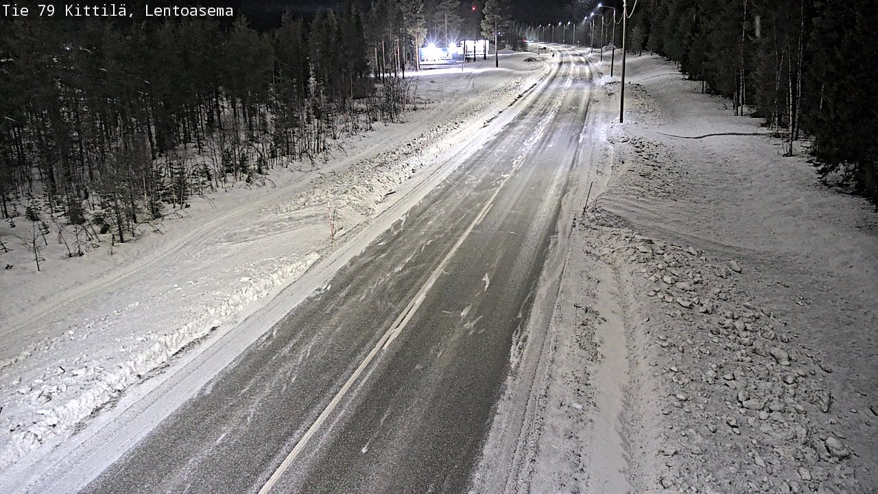 Kelikamerat Kuva Tie 79 Kittilä, Lentoasema, Kittilä, Lappi