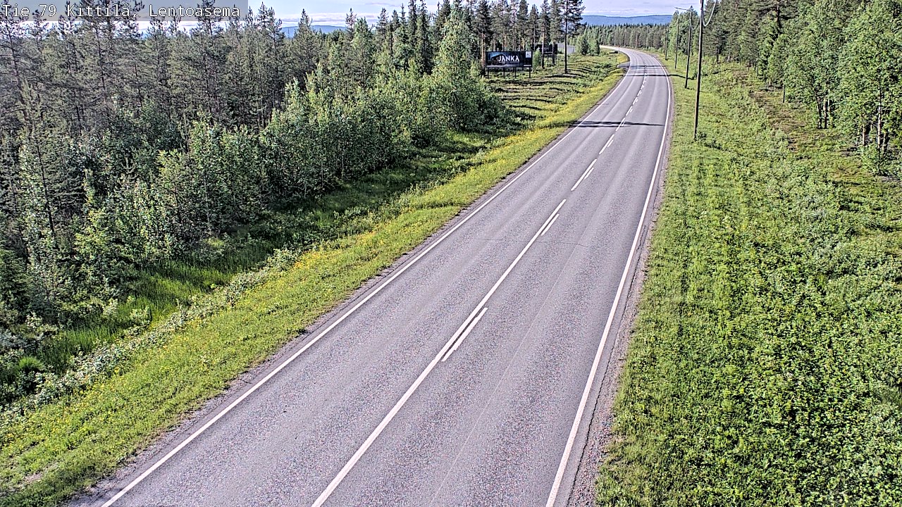 Kelikamerat Kuva Tie 79 Kittilä, Lentoasema, Kittilä, Lappi