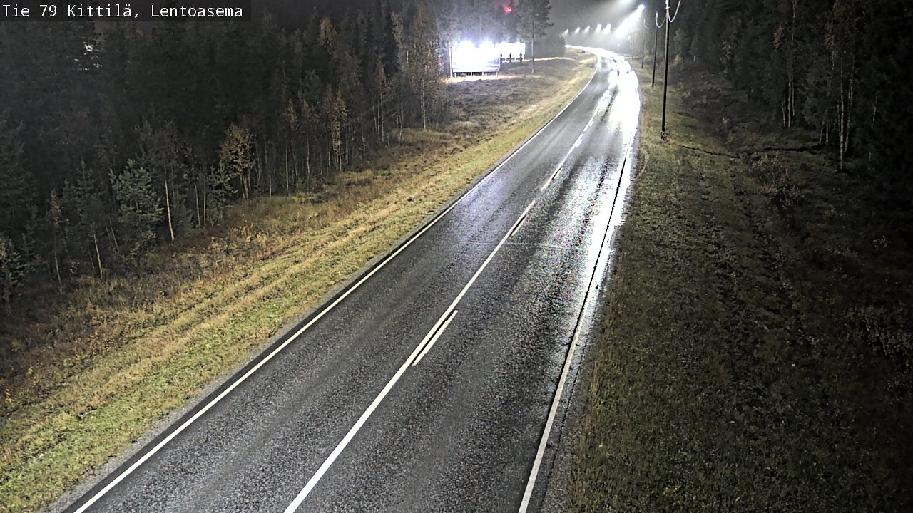 Kelikamerat Kuva Tie 79 Kittilä, Lentoasema, Kittilä, Lappi