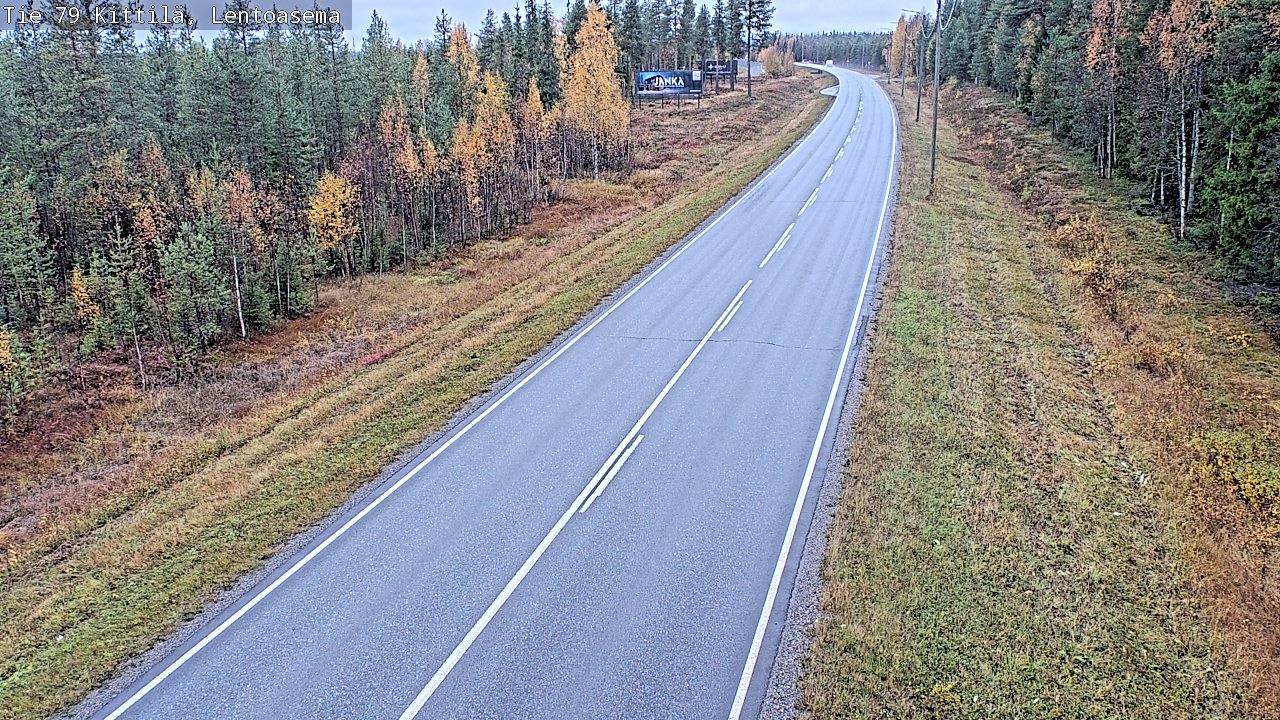 Kelikamerat Kuva Tie 79 Kittilä, Lentoasema, Kittilä, Lappi