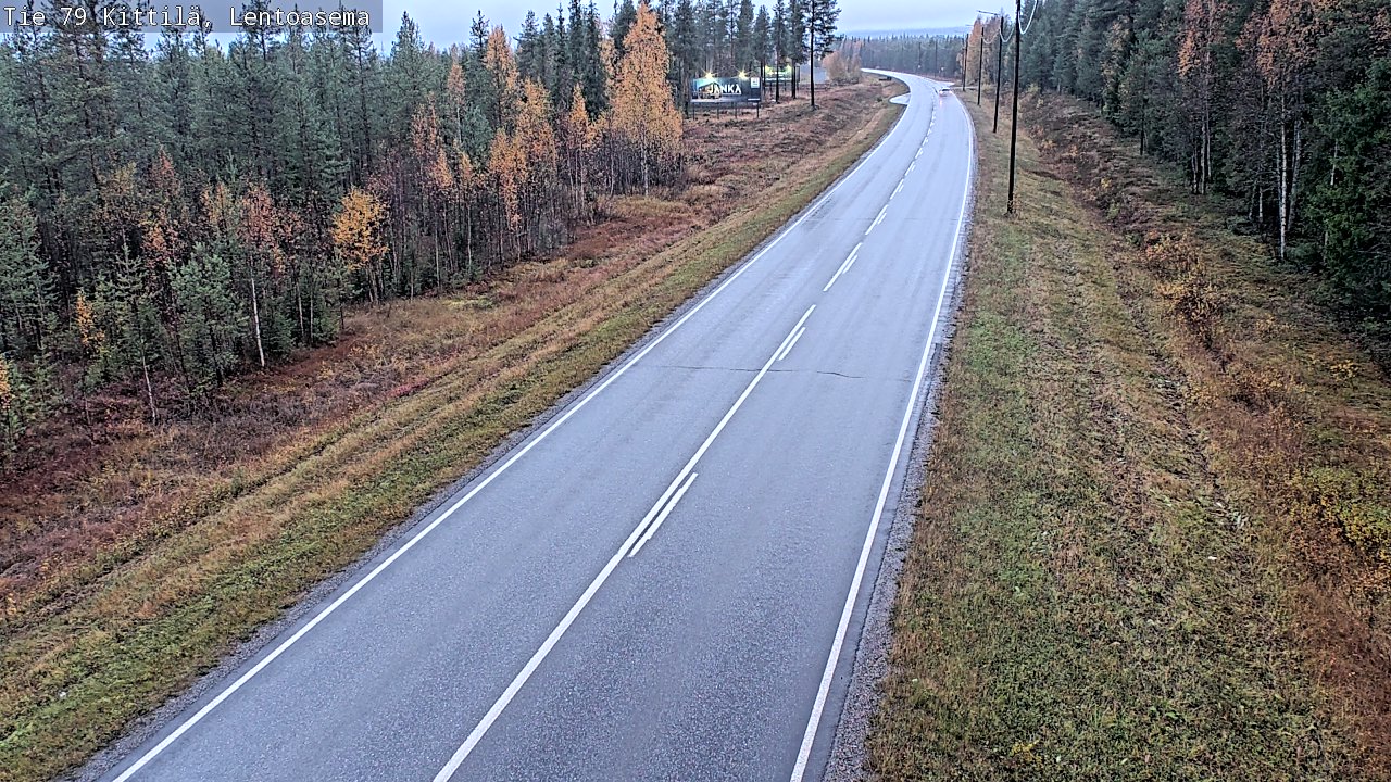 Kelikamerat Kuva Tie 79 Kittilä, Lentoasema, Kittilä, Lappi