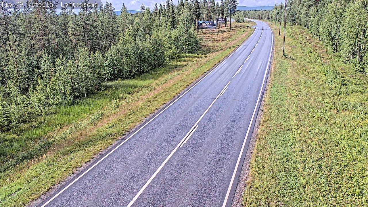 Kelikamerat Kuva Tie 79 Kittilä, Lentoasema, Kittilä, Lappi