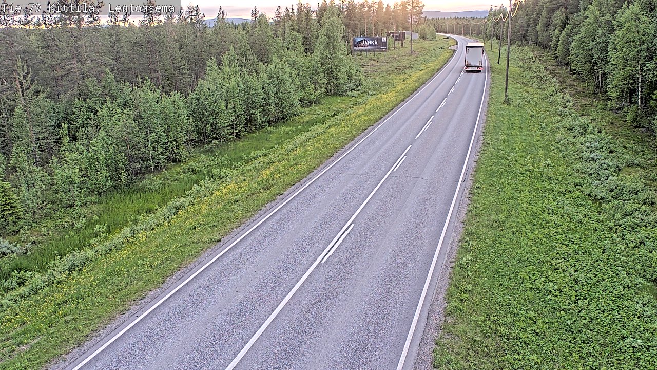 Kelikamerat Kuva Tie 79 Kittilä, Lentoasema, Kittilä, Lappi