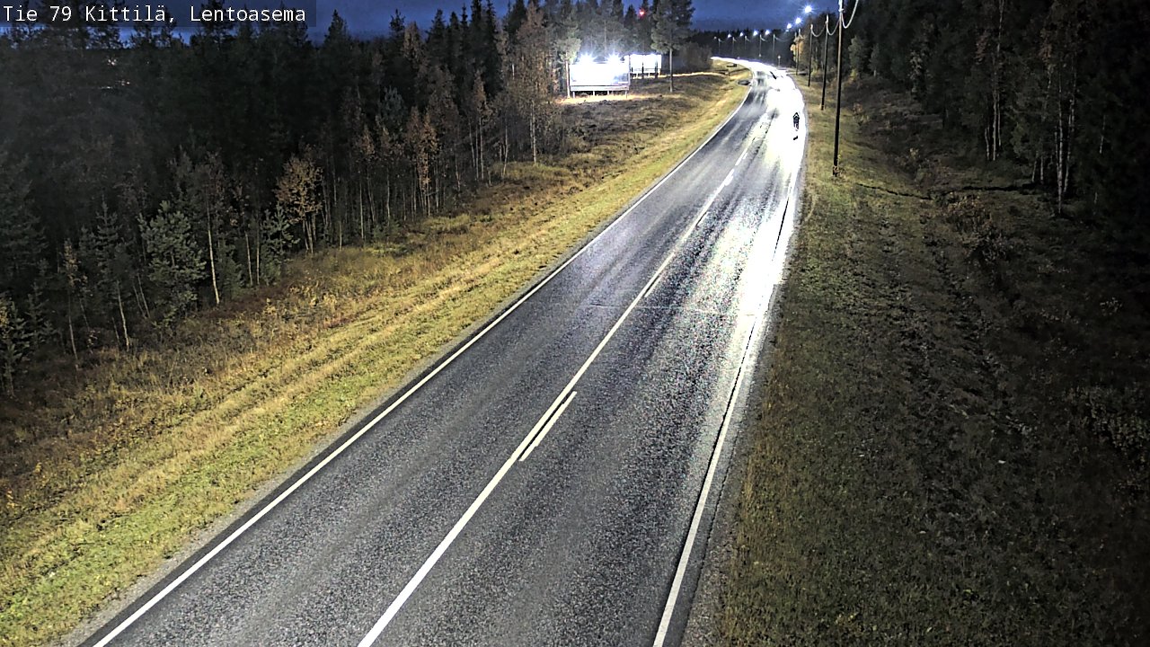 Kelikamerat Kuva Tie 79 Kittilä, Lentoasema, Kittilä, Lappi