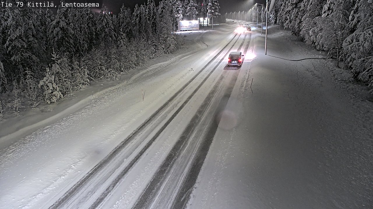 Weather Camera Image Road 79 Kittilä, Lentoasema, Kittilä, Lappi
