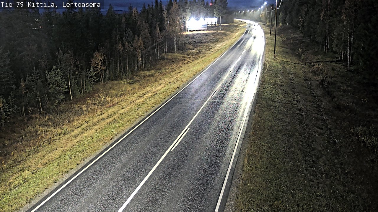 Kelikamerat Kuva Tie 79 Kittilä, Lentoasema, Kittilä, Lappi