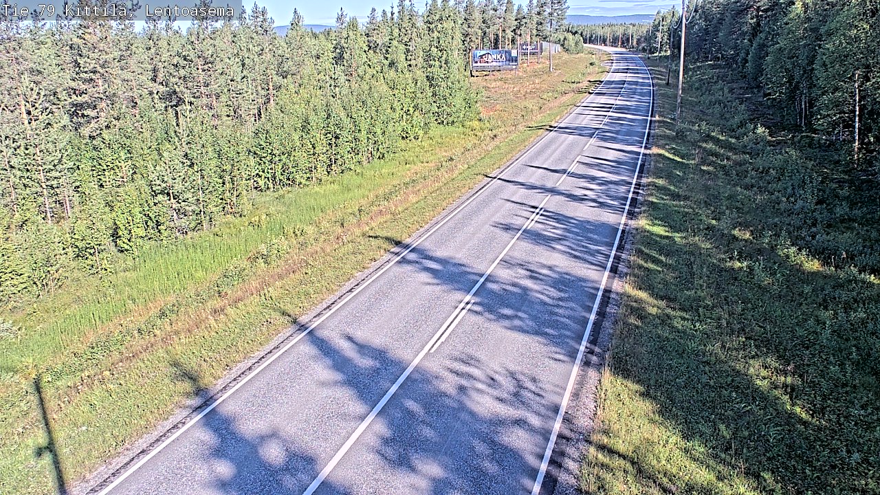 Weather Camera Image Road 79 Kittilä, Lentoasema, Kittilä, Lappi