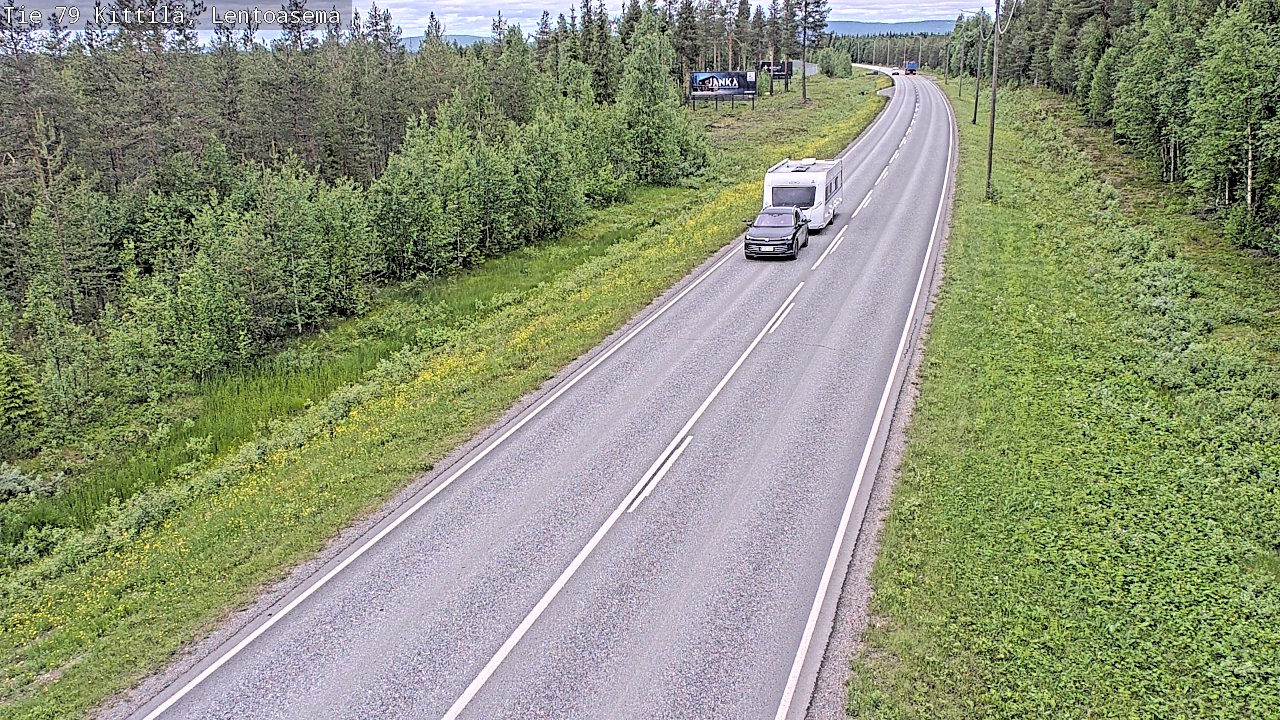 Kelikamerat Kuva Tie 79 Kittilä, Lentoasema, Kittilä, Lappi