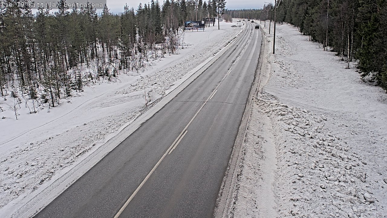 Kelikamerat Kuva Tie 79 Kittilä, Lentoasema, Kittilä, Lappi
