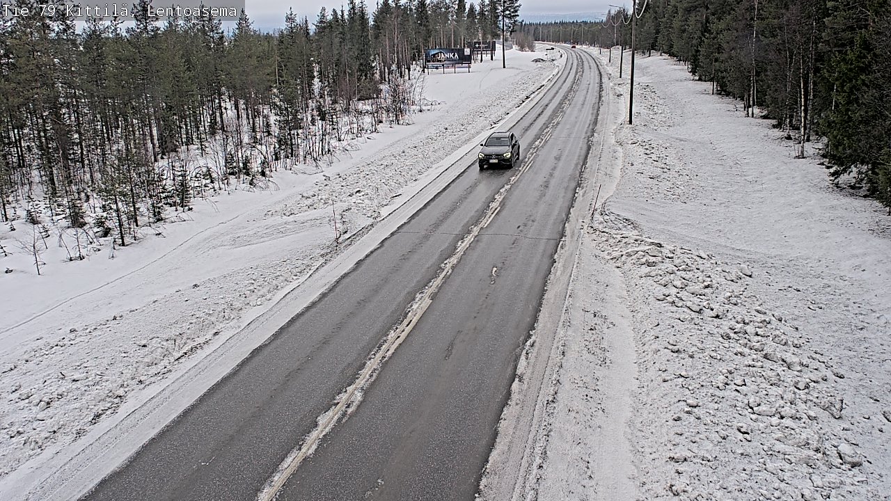 Kelikamerat Kuva Tie 79 Kittilä, Lentoasema, Kittilä, Lappi