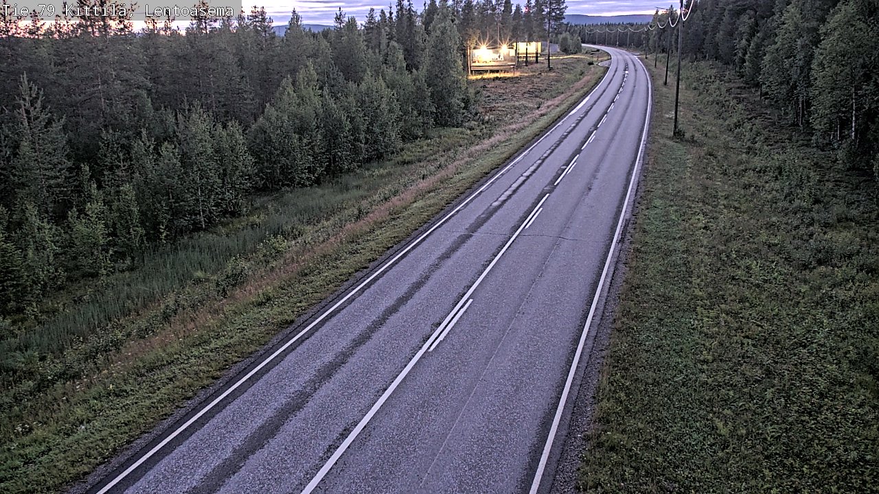 Kelikamerat Kuva Tie 79 Kittilä, Lentoasema, Kittilä, Lappi