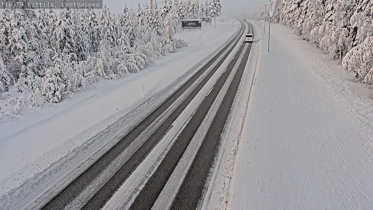 Kelikamerat Kuva Tie 79 Kittilä, Lentoasema, Kittilä, Lappi