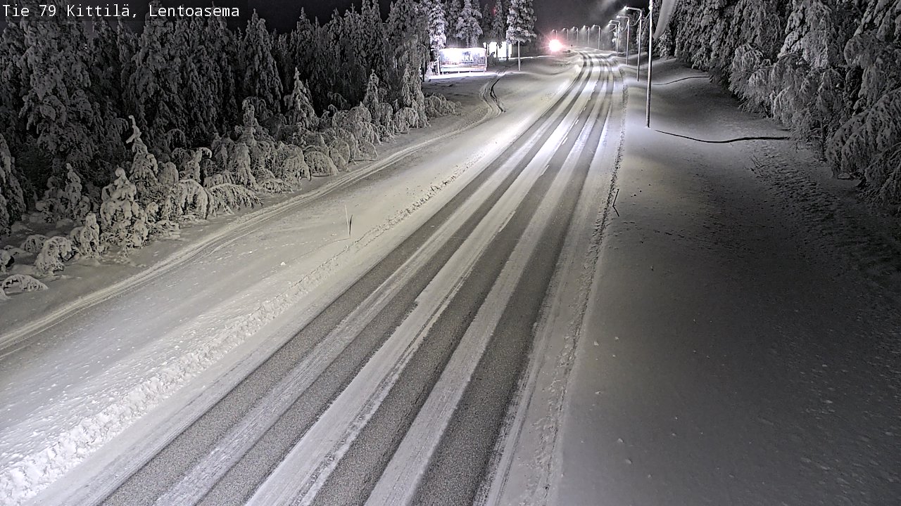 Kelikamerat Kuva Tie 79 Kittilä, Lentoasema, Kittilä, Lappi