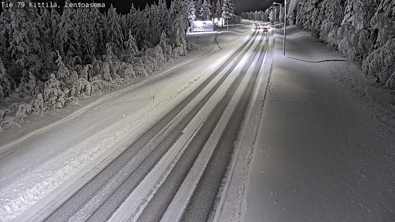 Kelikamerat Kuva Tie 79 Kittilä, Lentoasema, Kittilä, Lappi