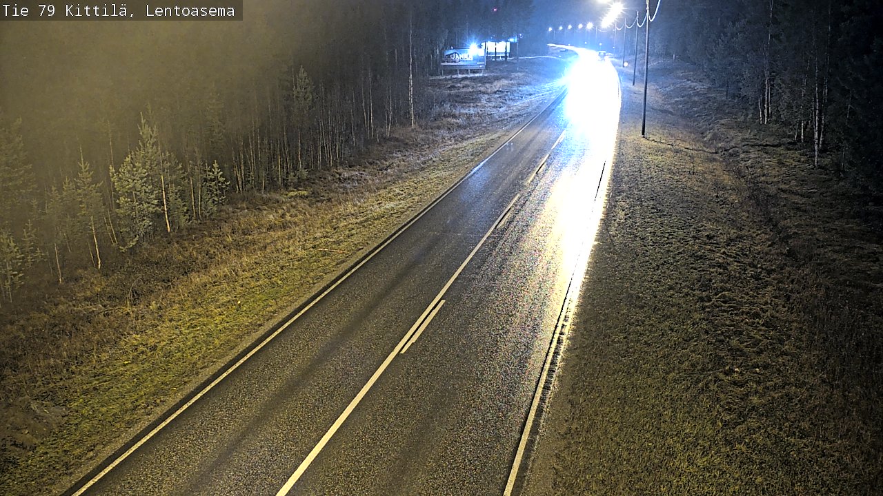 Kelikamerat Kuva Tie 79 Kittilä, Lentoasema, Kittilä, Lappi