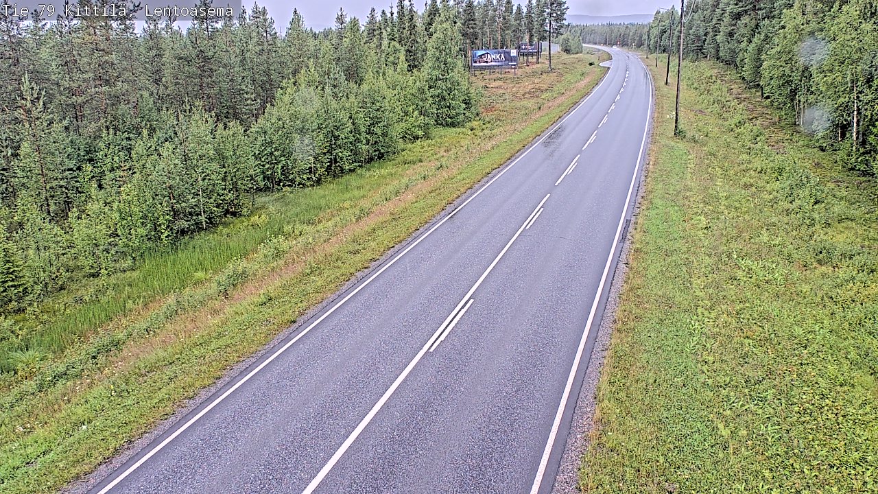Kelikamerat Kuva Tie 79 Kittilä, Lentoasema, Kittilä, Lappi