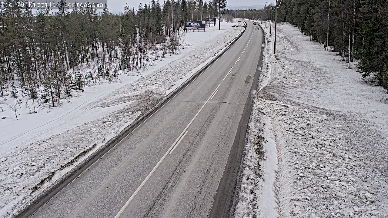 Kelikamerat Kuva Tie 79 Kittilä, Lentoasema, Kittilä, Lappi
